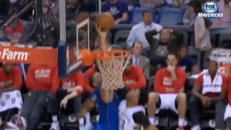 JaVale McGee Rises Over Anthony Davis For The Dunk Immediately After Getting Blocked