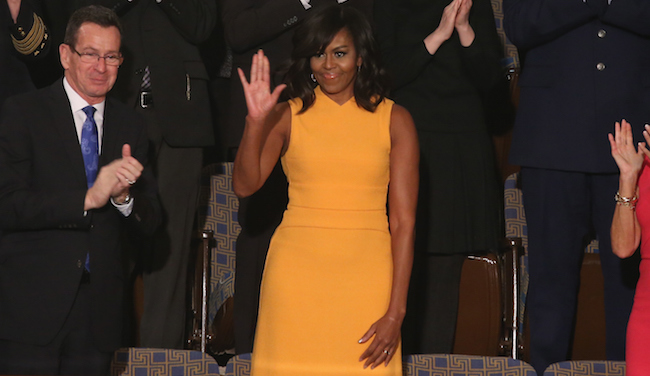 Michelle obama shop orange dress