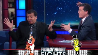 Stephen Colbert And Neil DeGrasse Tyson Clash In An Epic Set Of ‘Friday Night Fights’