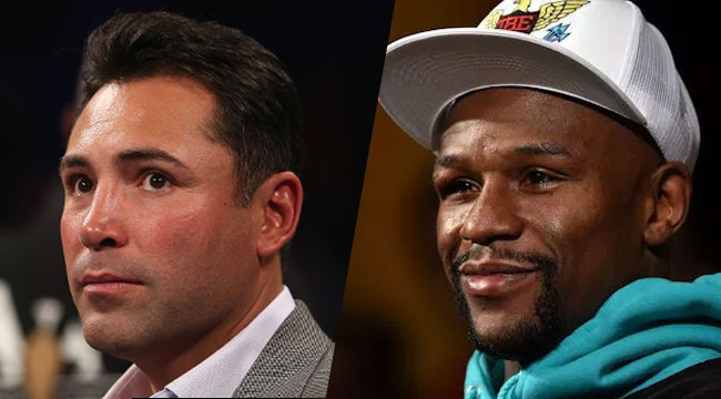 Floyd Mayweather Is Bringing Up Oscar De La Hoya Dressed In Drag Again