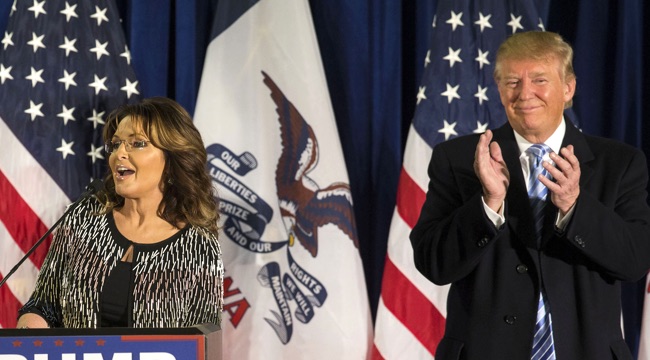 Sarah Palin Endorses Donald Trump