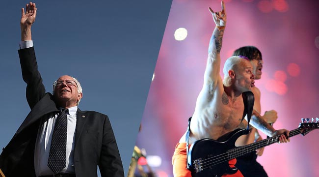 Red Hot Chili Peppers/Bernie Sanders