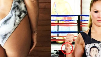 Is This A Photo Of Ronda Rousey In Bodypaint For The 2016 SI Swimsuit Issue?