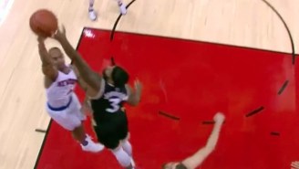 James Johnson Gets Insane Extension On This Lefty Block Of Arron Afflalo