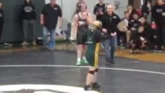 Watch The Touching Moment When This Undefeated HS Wrestler Showed What Sportsmanship Is All About