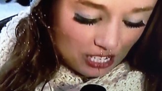 Watch This Reporter Valiantly Fight Through Rivers Of Snot To Report On The Blizzard Of 2016