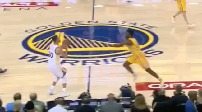Steph Curry Drills Half Court Buzzer Beater Andcelebrates With Shimmy