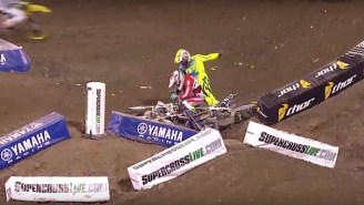 These Supercross Riders Fighting After A Crash Will Make You Thankful For Helmets