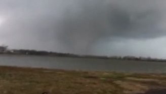 A Local Alabama Meteorologist Caught Video Of A Tornado Touching Down