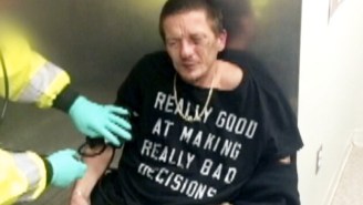 This Theft Suspect Was Caught Wearing An Ironically Literal T-Shirt