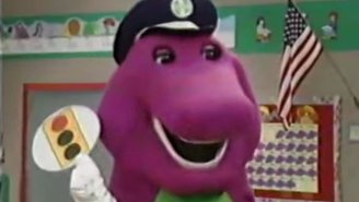 Watch Barney The Dinosaur Slay ‘Get Money’ By The Notorious B.I.G.
