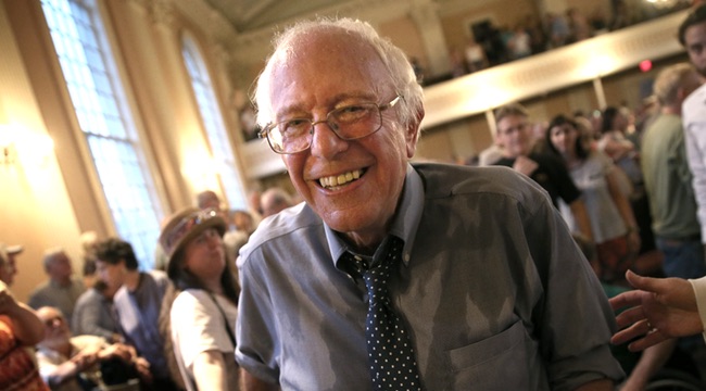 Bernie Sanders Hits Campaign Trail In New Hampshire