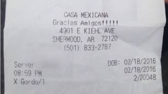 A Server Was Fired After Deliberately Making Fun Of A Woman’s Weight On Her Receipt