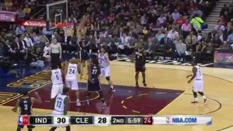 Chase Budinger Thinks He’s Paul George And Comes Out Of Nowhere For The Two-Handed Put-Back Jam