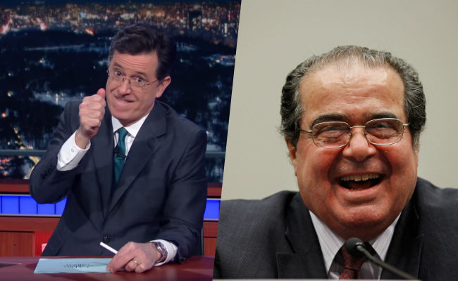 Stephen Colbert Paid Tribute To Antonin Scalia With A Great Story 