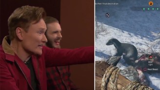 Conan And PewDiePie Have Too Much Fun Abusing Animals In ‘Far Cry Primal’ For ‘Clueless Gamer’
