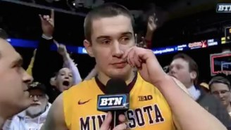 This Minnesota Player’s Emotional Post-Win Interview Is Why People Love College Sports