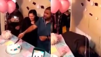 This Dad Of Four Girls Has The Greatest Reaction When He Finds Out It’s A Boy