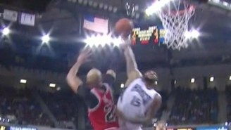 Taj Gibson Thought Better Of Trying To Block This Massive Dunk By DeMarcus Cousins