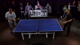 Drake And Reggie Miller’s Ping Pong Game May Have Been The Most Riveting Part Of NBA All-Star Weekend