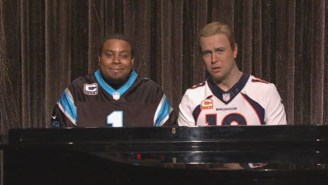 ‘SNL’ Takes On Cam Newton Vs. Peyton Manning With This ‘Ebony And Ivory’ Sketch