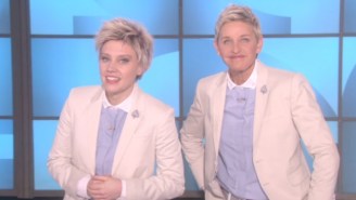 Kate McKinnon Drops By ‘Ellen’ To Say She’s The Real Ellen