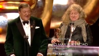 Stephen Fry Cracks A BAFTAs ‘Bag Lady’ Joke But Poses A Reasonable Explanation