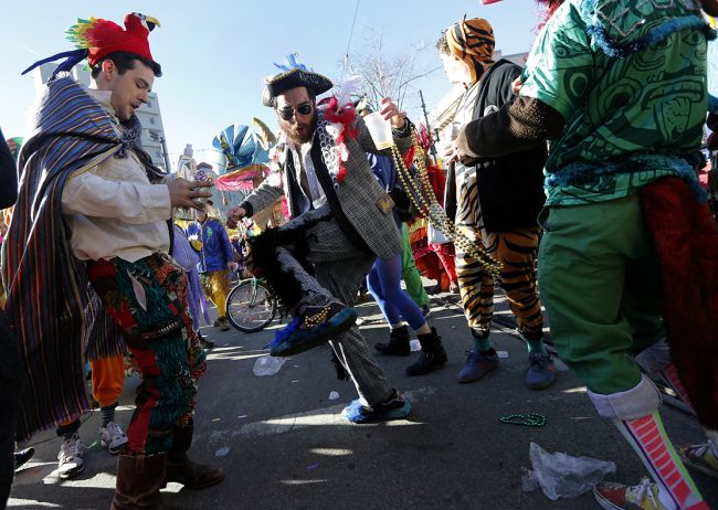New Orleans Lets The Good Times Roll At Mardi Gras Celebration