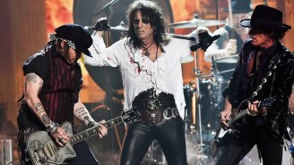 Alice Cooper, Johnny Depp And Joe Perry Paid Tribute To Lemmy At The 2016 Grammys