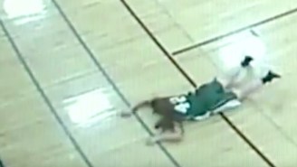 The Scary Video Of A Basketball Player Impaled By A Splinter During A Game