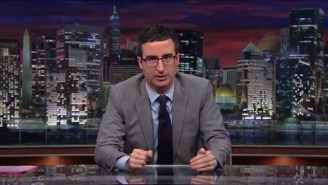 Is John Oliver still a comedian? Or is he schoolmarm to the world?