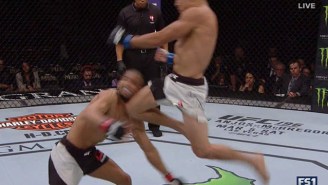 This Insane Flying Knee KO From UFC Fight Night 82 Is Downright Nasty