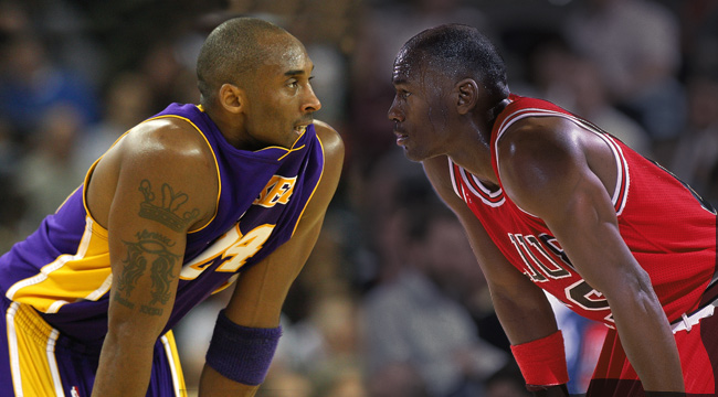 Kobe Bryant, Michael Jordan