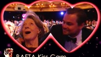 Leonardo DiCaprio Had A Fantastic Time With The Kiss Cam At The BAFTAs