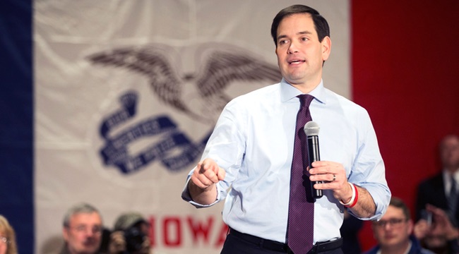 GOP Presidential Candidate Sen. Marco Rubio Campaigns In Cedar Falls