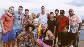 NXT’s Mojo Rawley Partied On The Rob Gronkowski Booze Cruise Like A Champ