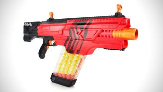 The Nerf Rival Khaos Is A Full-Auto Nerf Gun That Fires At 68 MPH