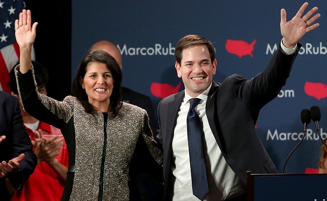 GOP Presidential Candidate Marco Rubio Holds SC Primary Night Gathering