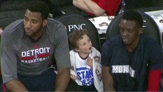 The Pistons Let This Young Fan Watch The Game From Their Bench, And You’re Now Jealous Of A 5-Year-Old