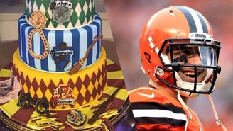Mike Evans’ Wedding Featured An Elaborate ‘Harry Potter’ Cake And A Rapping Johnny Manziel