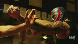 Rey Mysterio Defeated Joey Ryan To Win The Weirdest Championship In Pro Wrestling