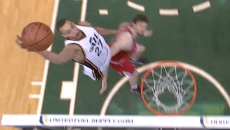 Rudy Gobert Vaults Over Pau Gasol For The Towering Alley-Oop Slam