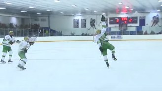 This High School Hockey Player Scored A Game-Winning Goal Just Hours After Losing His Dad To Cancer