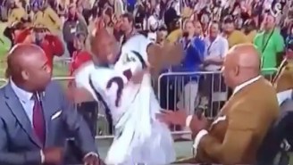 Aqib Talib’s Wipeout On National TV Is Proof That We’re All A Little Clumsy
