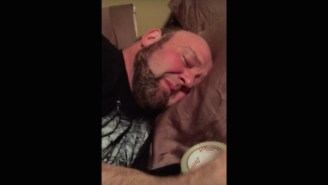 Guy Drugged Out Of His Mind From A Dentist Visit Believes His Head Will Fall Off
