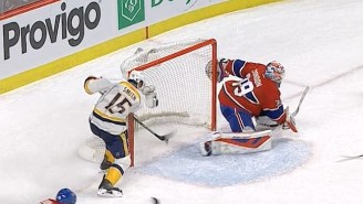 This Nashville Predators Player Saving His Own Point-Blank Shot In Overtime Is Mesmerizing