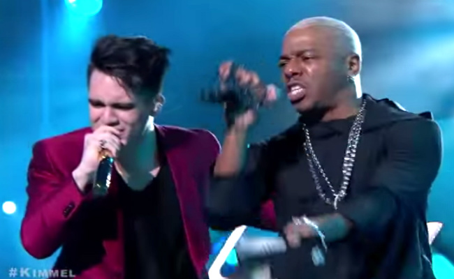 Panic At The Disco And Sisqo Team Up For The Thong Song On Kimmel