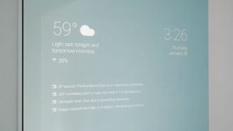 A Google Engineer Built A Smart Mirror Straight Out Of ‘Minority Report’