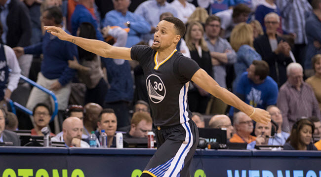 Stephen Curry against Thunder