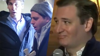 A Pair Of Protesters Tried To Perform An Exorcism On Ted Cruz With Nauseating Results